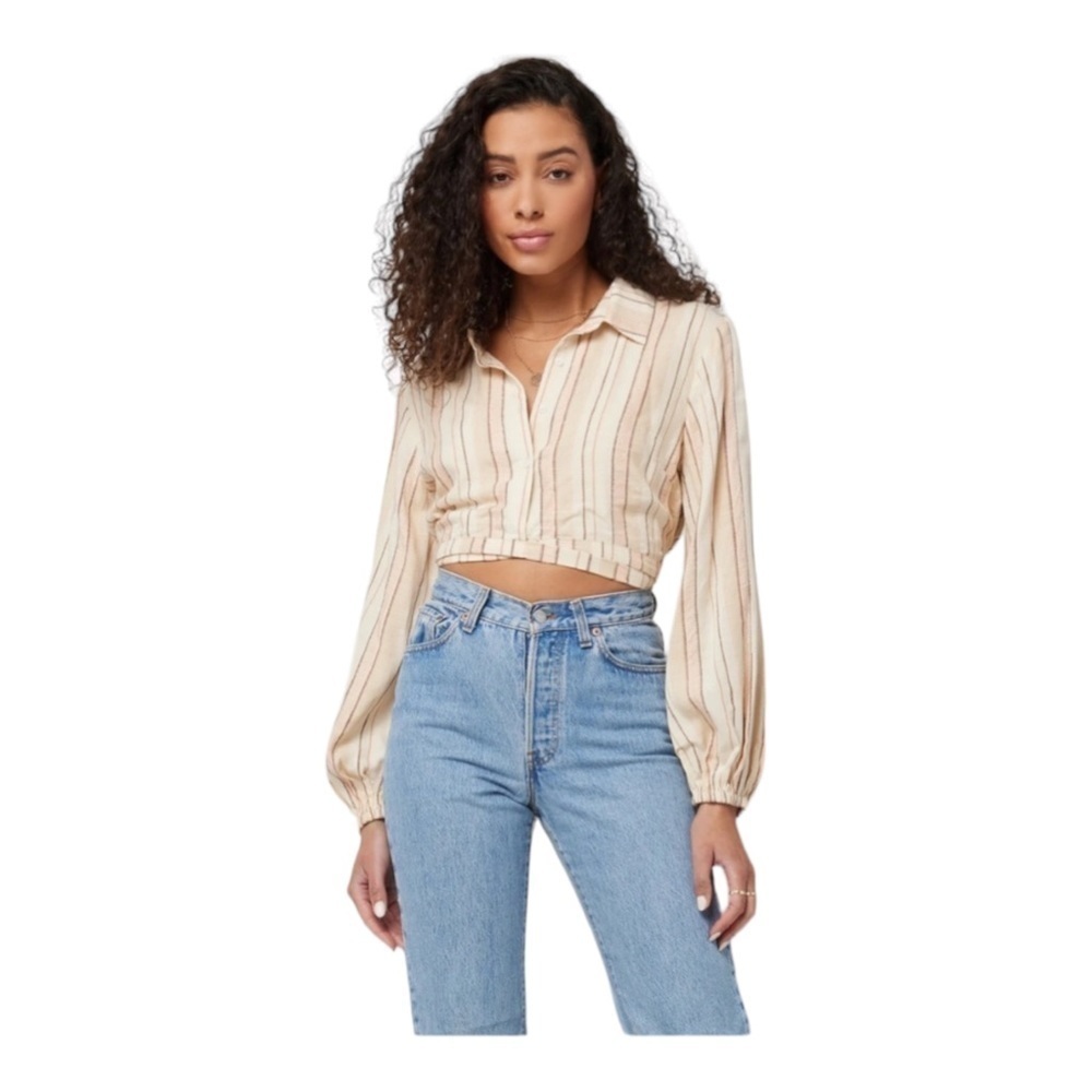 L*Space Play It Cool Top in Sunsoaked Stripe NWT